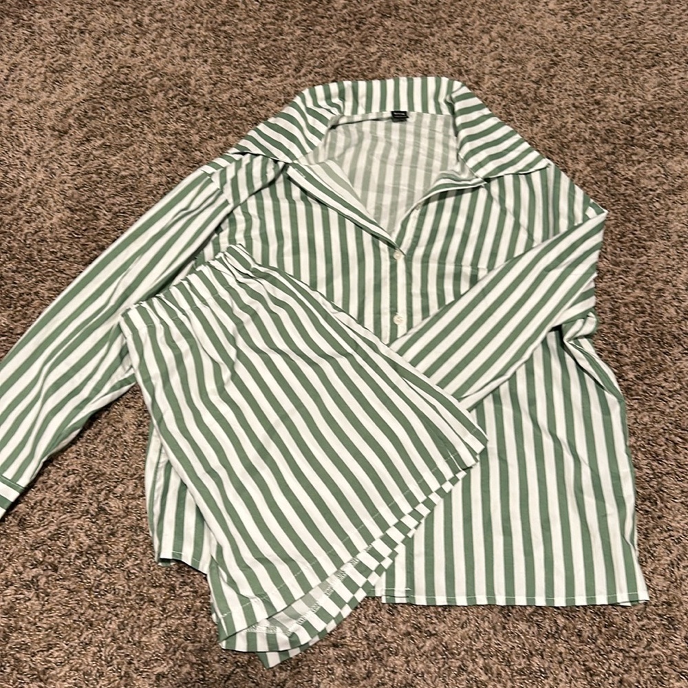 Worn once striped set